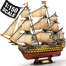 MSP 3D 189 Parça Puzzle Hms Victory Donanma Gemisi