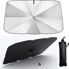 MSP Group (7871) Araba Ön Cam Güneşlik Katlanabilir Güneşlik Şemsiye Ön Cam Gölgelik Büyük Boy 75 cm x 135 cm ile Uyumlu