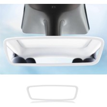 MSP Garaj Iç Dikiz Aynası Silikon Çerçeve Beyaz Tesla Model Y Legacy ve Juniper ile Uyumlu