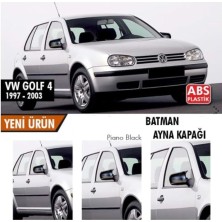 MSP Golf 4 1997-2003 Batman Yarasa Ayna Kapağı Piano Black Abs Plastik
