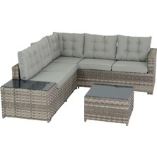 Flexy Home Garden Zen Köşe 708 Bahçe Mobilyası Takımı