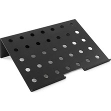 MSP Home Metal Laptop Standı MacBook Laptop Standı Dizüstü Bilgisayar Yükseltici Stand Notebook Standı Soğutmalı Ergonomik Laptop Yükseltici Masaüstü Stand (Siyah)