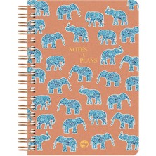 MSP Color Utopia Spiralli Defter Düz Fil 17X24 cm