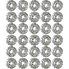 MSP Magnet 30 Adet 625ZZ Rulman - Metal Mühürlü Çok Amaçlı Bilye Rulman - 5X16X5 Ölçülerinde