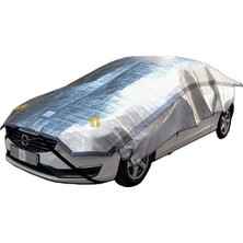 MSP ve Güneş Oto Brandası Duble Yanmaz Sedan