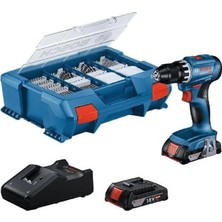 MSP Gsb 18V-45 Akülü Darbeli Delme/vidalama Makineleri (2x Gba 2.0AH, Gal 18V-40, 63 Parça Aksesuar Seti, Lc Pick&click Içinde)