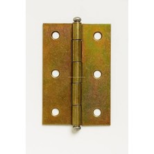 MSP Yaprak Menteşe, 1840/2, 50 Mm, Dayanıklı, Kapı, Pencere, Dolap ve Mobilya Bağlantı Parçası, Uzun Ömürlü, Montaj Aksesuarı, Kolay Kurulum, Sarı Renk (6 Adet)