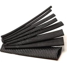 MSP Toplama Çorabı Seti, 8 Farklı Çap (3-25MM), Siyah, 4 Metre Toplam Uzunluk, Pet Polyester