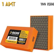 MSP Islak ve Kuru Elmas El Zımpara Pedi - 100 Kum - 1 Adet