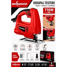 MSP New Seri Bakır Sargılı 710W Professional Devir Ayarlı Dekupaj Bıçkı Testere Makinası DX7885