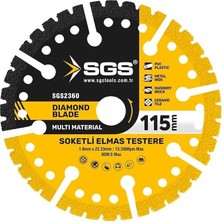 MSP Çok Amaçlı Multı-Materıal Elmas Kesme Diski 115 mm SGS2360