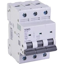 MSP 6VTB-3C80 Otomatik Sigorta 6ka C Tipi 3 Kutup 80A