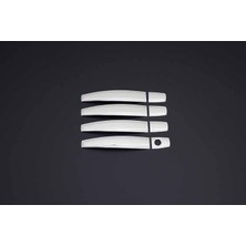 MSP Line Opel Corsa D ile Uyumlu Krom Deco Kapı Kolu 4 Kapı Desenli 2006-2015 Arası