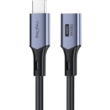 MSP USB 3.2 Gen 2 Type-C Uzatma Kablosu Usb-C 100W 10GBPS 4K 60Hz 50CM