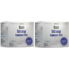 Orzax Ocean ExtraMag Magnezyum Sitrat 30 Saşe x 2'li Türkiye Menşeli Etkili Takviye