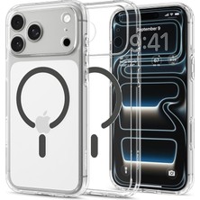 MSP iPhone 17 Pro Max ile Uyumlu Magsafe Kılıf Ultra Hybrid Mag Fit Sararmaya Dayanıklı Gri Şeffaf Kapak - ACS10036 (Spigen Tr Garantili)