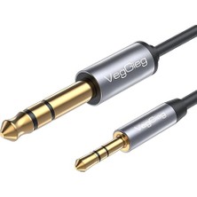 MSP 3.5mm To 6.35MM Stereo Trs Enstrüman Amfi Aux Ses Kablosu
