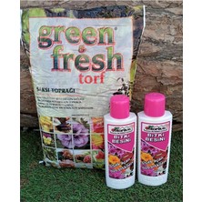MSP Bitki Besini 2X225 ml + 3 Lt Çiçek Toprağı, Çiçek Açan Bitkilere Özel Sıvı Gübre Seti