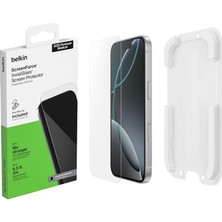 MSP Screenforce Invisiglass iPhone 17 Pro Koruyucu Folyo, Ekran Koruyucu, Çizilmez, Konumlandırma Kılıflı Ekran Koruyucu, Kabarcıksız Takma, Kılıflar Için Uygun, Geri Dönüştürülmüş Koruyucu Cam