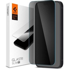 MSP iPhone 17E / 16E / 14 / 13 Pro / 13 ile Uyumlu Cam Ekran Koruyucu Glas.tr Slim Hd Privacy Hayalet - AGL03393 (Spigen Tr Garantili)