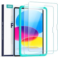 MSP iPad 10 Nesil Koruyucu Folyo (2022), iPad 10 Folyo, Hizalama Çerçeveli Ultra Sert Cam, Çizilmez, Hd Berraklık, Kabarcıksız, 2 Adet