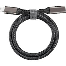 MSP Uyumlu Tüm Cihazlar Için Iki Ucu Type-C Thunderbolt 3 Pd 100W 3 Metre Yüksek Hızlı Data Kablo