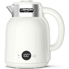 MSP Smart Akıllı Kettle Paslanmaz Çelik Çift Katmanlı Wi-Fi Mobil Uygulama ile Uzaktan Kontrol Edilebilen Otomatik Kapanma Hızlı Kaynatma Kaçak Akım Korumalı Su Isıtıcı 1.5 Lt (Krem) X7101