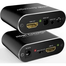 MSP HDMI To HDMI Optik Stereo 2.0 4K Ayırıcı Çevirici Dönüştürücü Adaptör