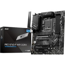MSP Pro B760-P Wıfı Ddr4 Intel B760 Soket 1700 Ddr4 5333(OC) Mhz Atx Gaming (Oyuncu) Anakart