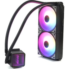 MSP Aquaforce W246 240MM 2X12CM Frgb LED Fan + Pompa Intel & Amd Uyumlu Sıvı Soğutma Sistemi (DKCCW246)