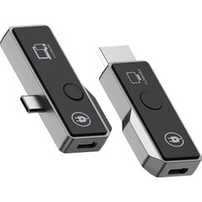 MSP Kablosuz Ekran Yayınlayıcı & Alıcı - 1080P 60Hz HDMI Kablosuz Ekran Adaptörü, Usb-C, Dp-Alt, 5ghz Wifi, Tak Çalıştır, Mac, Windows, Android Uyumluluğu | ZR1180