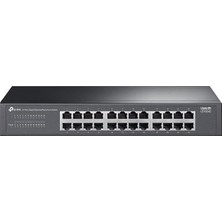 MSP LS1024G | 24 Port Gigabit Switch | Masaüstü & Rackmount | Tak ve Çalıştır | Qos Desteği | Enerji Verimli | Sessiz Fansız Tasarım | Metal Kasa | 10/100/1000 Mbps