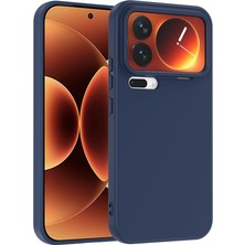 MSP Xiaomi 17 Pro Max Ile Uyumlu Kılıf Z-Mara Lansman Vieri Tam Koruma Arka Kapak Kamera Koruma Çıkıntılı Pürüzsüz Yüzey Xiaomi 17 Pro Max Için Kılıf Lacivert