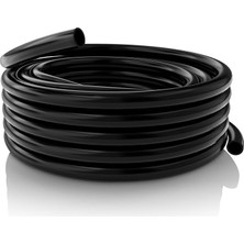 MSP Corporation 3/8 Inç Iç Çaplı 100 Ft Pvc Boru, Göletler ve Çeşmeler Için, Siyah