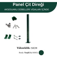 MSP Direk 50 cm - Çim Çit Direği Panel Çit Direği 2 Adet