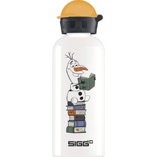 MSP - Kbt Disney Frozen Olaf Alüminyum Içecek Şişesi, Sızdırmaz ve Kırılmaz, Tüy Kadar Hafif, Bpa Içermez, Iklime Zarar Vermez Sertifikalı, Spor ve Okul, Beyaz, 0,6 L