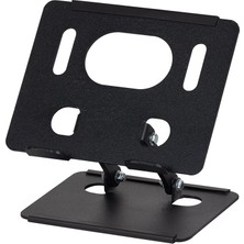 MSP Çelik Tablet Standı Tablet Tutucu Stant Ergonomik Katlanabilir Tablet Standı Çelik Stant (Siyah)