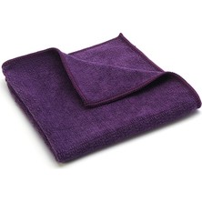 MSP Premium Mutfak Bezi Hasır Doku 30X30 Cm, Mikrofiber Temizlik Bezi, Yağ ve Parmak Izini Yaymadan Toplar, Sadece Suyla Temizlik, Tezgah Ocak Çelik Mermer Için, Mürdüm Moru