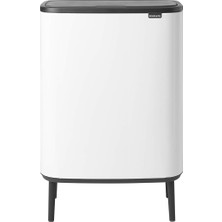 MSP 130205 Çöp Kovası, Beyaz, 60 Litre
