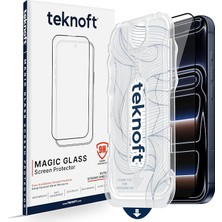 MSP iPhone 17 Pro Max Için Kolay Kurulum Kitli Takılırken Camın Altında Kesinlikle Toz Bırakmayan Ekstra Güçlendirilmiş Tam Koruma Sağlayan Pürüzsüz Lazer Kesim Premium Ekran Koruyucu Kırılmaz Cam