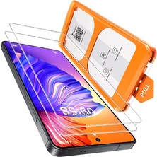 MSP - Samsung Galaxy S26 Ultra Ile Uyumlu Uygulama Aparatlı Tam Kapatan Temperli Ekran Koruyucu Kırılmaz Cam