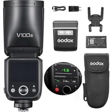 MSP V100S Speedlite Yuvarlak Kafa 100W Sony Kamera Için