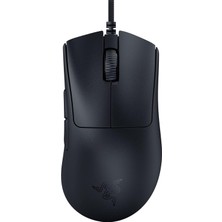 MSP Deathadder V3 - Ergonomik Esports Fare (59 G Hafif Tasarım, Ergonomik Şekil, 30K Optik Sensör, Optik Fare Anahtarı Gen-3, 8000Hz Hyperpolling Teknolojisi, Speedflex Kablo) Siyah
