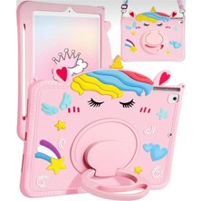 MSP - Ipad 11 (A16) 2025/10. ile Uyumlunesil 10.9'' Karakterli Çocuk Kılıfı Standlı Eğlenceli Koruyucu Kapak - Çok Renkli 9