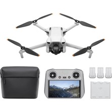 MSP Mini 3 Fly More Combo, Djı Rc Ekranlı Kumandalı, 4K 30 Fps, 2.7k 60 Fps, 33DK, Drone, Gri