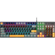 MSP S500 Blue Switch Rgb Makrolu Kablolu Gaming Mekanik Oyuncu Klavyesi