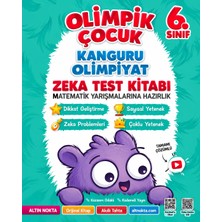 Altın Nokta Yayınevi Altın Nokta Basım Yayın  6. Sınıf Olimpik Çocuk Deneme Sınavı; Kanguru-Olimpiyat Zeka Kitabı Tamamı Çözümlü