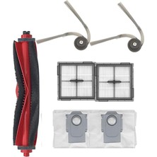 MSP ile Uyumlu Q8 Max Pro / Q8 Max Pro Plus Robot Süpürge Fırça,toz Torbası,hepa Filtre,yedek Parça Seti-7 Parça