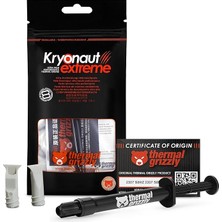 MSP Grizzly - Kryonaut Extreme Termal Macun - Bilgisayar ve Konsollardaki Tüm Işlemcileri, Grafik Kartlarını ve Isı Alıcıları Soğutmak Için (2 Gram)