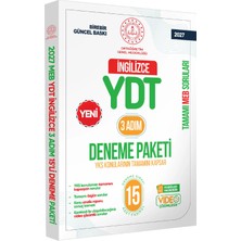 2025 3 Adım Yks-Ydt Ingilizce Mebi Özgün Sorular 15LI Deneme Kitapçık Fasikül Paketi Video Çözümlü